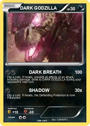 Pokemon DARK GODZILLA