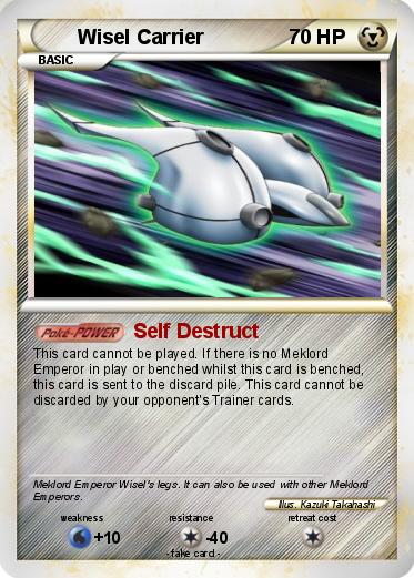 Pokemon Wisel Carrier