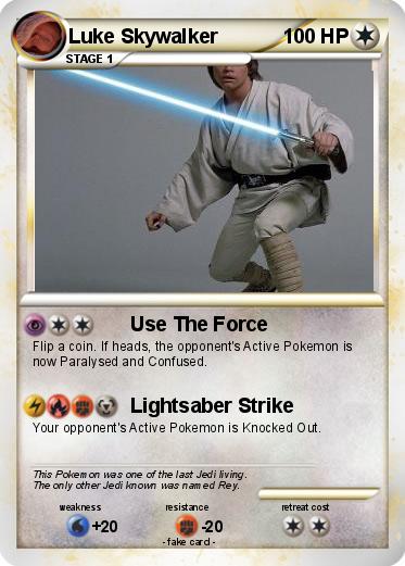 Pokemon Luke Skywalker
