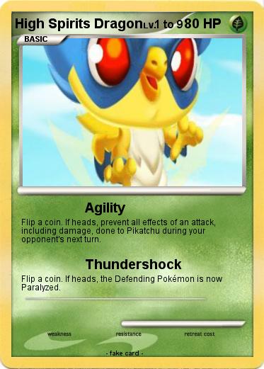Pokemon High Spirits Dragon