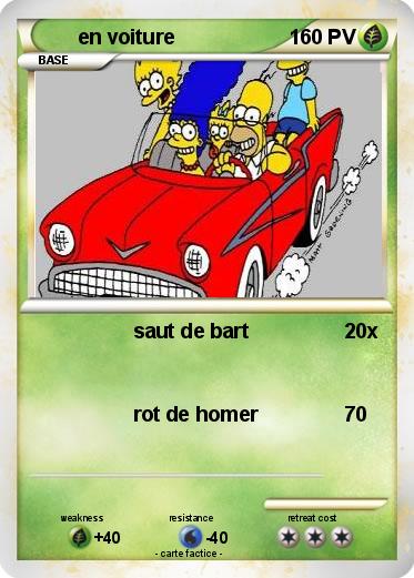 Pokemon en voiture