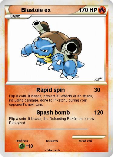 Pokemon Blastoie ex