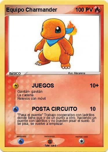 Pokemon Equipo Charmander