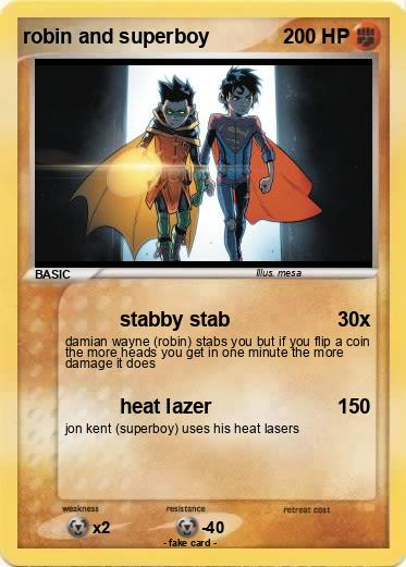 Pokemon robin and superboy