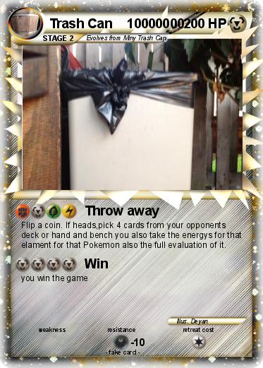 Pokemon Trash Can    10000000