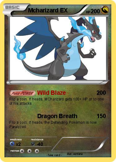 Pokemon Mcharizard EX