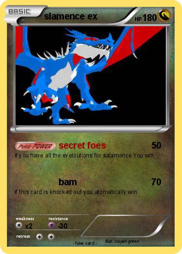Pokemon slamence ex