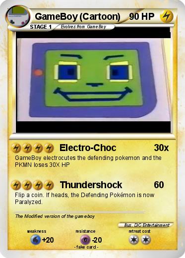 Pokemon GameBoy (Cartoon)