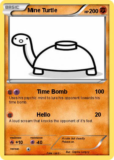 Pokemon Mine Turtle