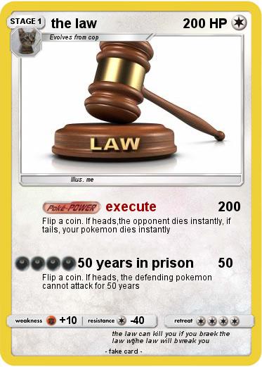 Pokemon the law