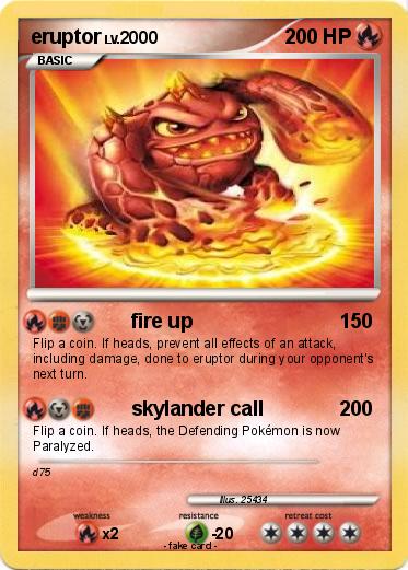 Pokemon eruptor