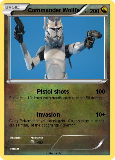 Pokemon Commander Wollfe