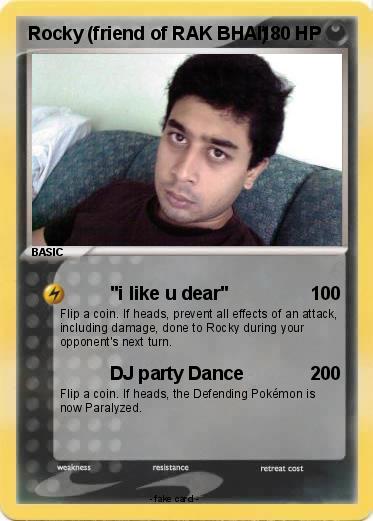 Pokemon Rocky (friend of RAK BHAI)