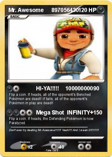 Pokemon Mr. Awesome     897056430