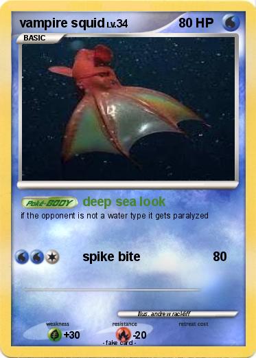 Pokemon vampire squid