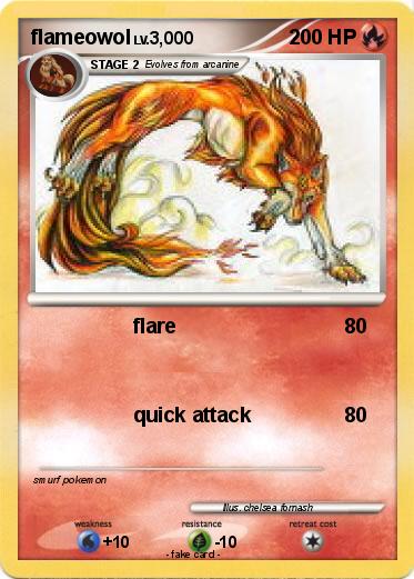 Pokemon flameowol