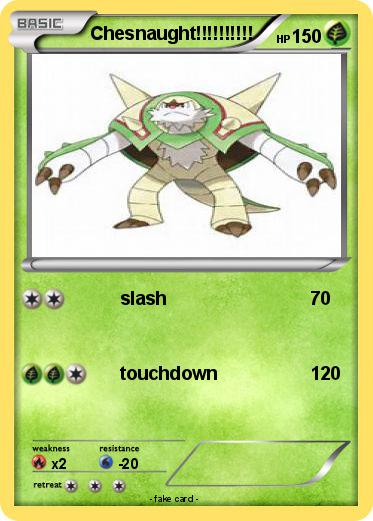 Pokemon Chesnaught!!!!!!!!!!