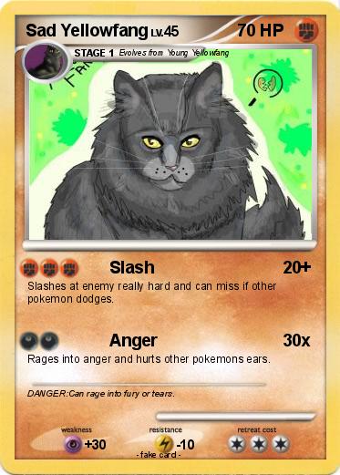 Pokemon Sad Yellowfang