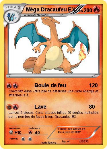 Pokemon Méga Dracaufeu EX