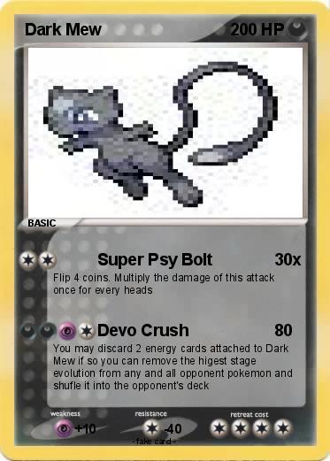 Pokemon Dark Mew