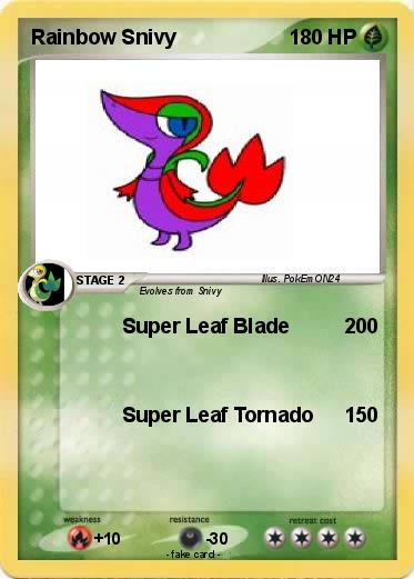 Pokemon Rainbow Snivy