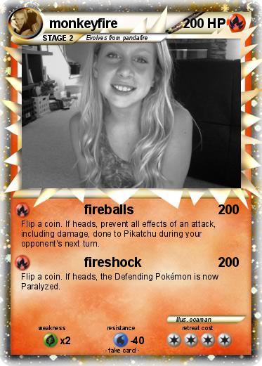 Pokemon monkeyfire