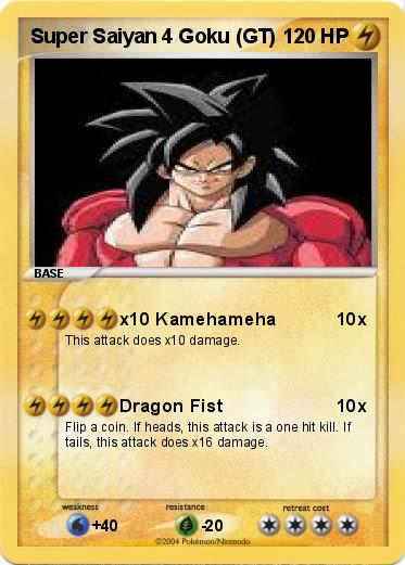 Pokemon Super Saiyan 4 Goku (GT)