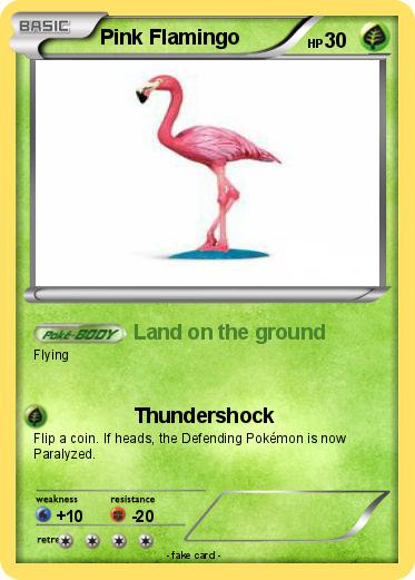 Pokemon Pink Flamingo