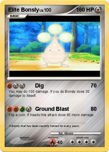 Pokemon Elite Bonsly