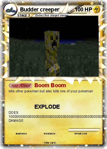 Pokemon Budder creeper