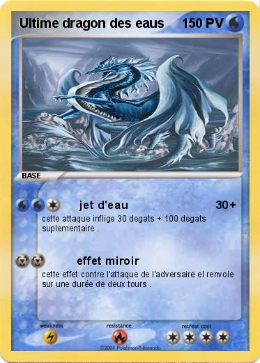 Pokemon Ultime dragon des eaus