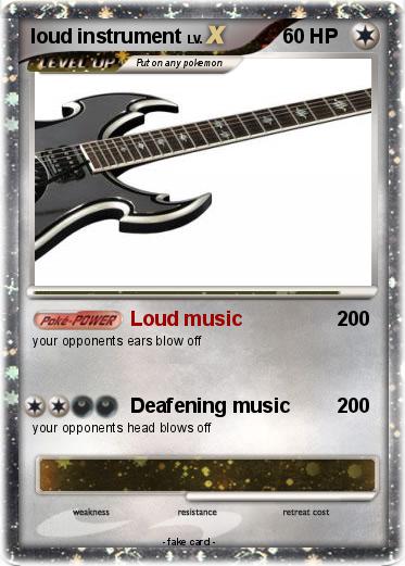 Pokemon loud instrument