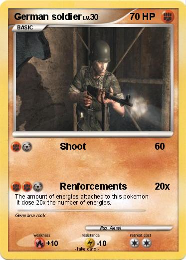 Pokemon German soldier
