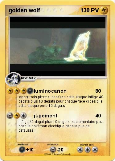 Pokemon golden wolf