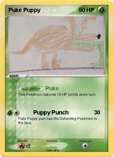 Pokemon Puke Puppy