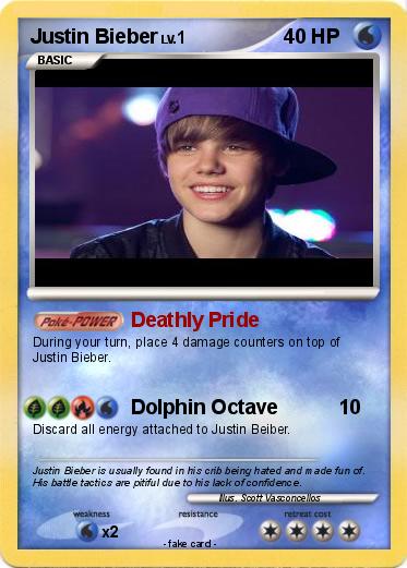 Pokemon Justin Bieber