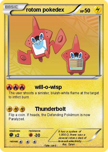Pokemon rotom pokedex