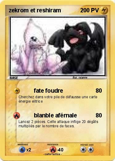 Pokemon zekrom et reshiram