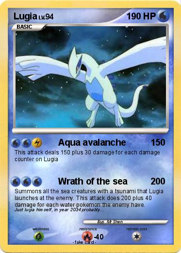 Pokemon Lugia