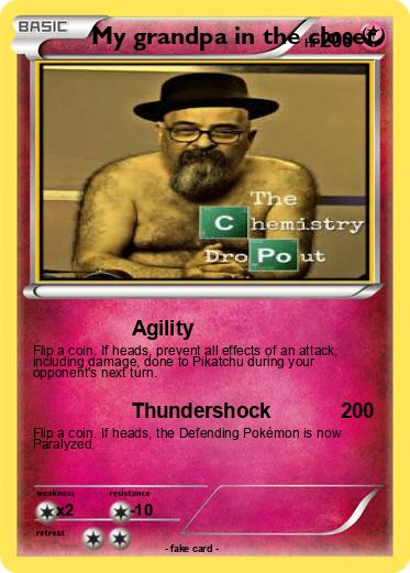 Pokemon My grandpa in the closet