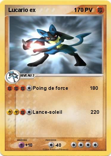 Pokemon Lucario ex                         1