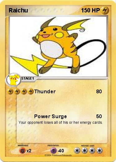 Pokemon Raichu