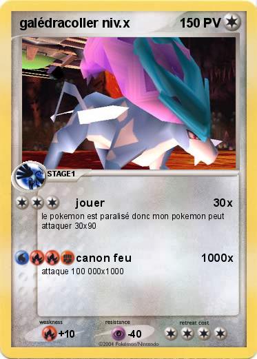Pokemon galédracoller niv.x