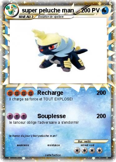 Pokemon super peluche man