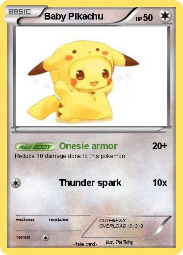 Pokemon Baby Pikachu