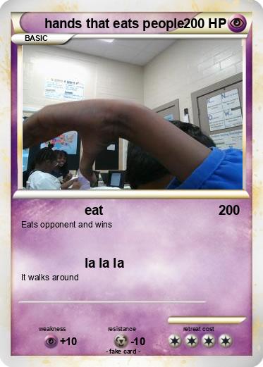 Pokemon hands that eats people
