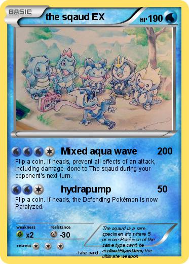 Pokemon the sqaud EX