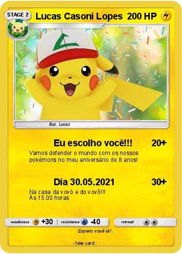 Pokemon Lucas Casoni Lopes