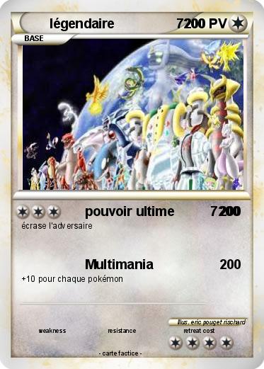 Pokemon légendaire                 7200