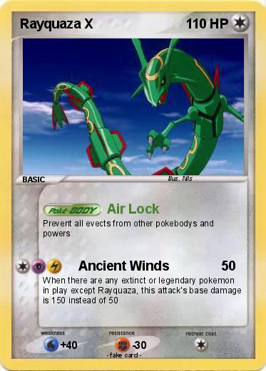 Pokemon Rayquaza X